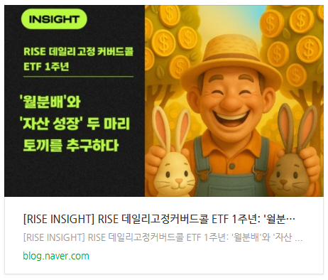 RISE 미국AI밸류체인 데일리고정커버드콜 ETF